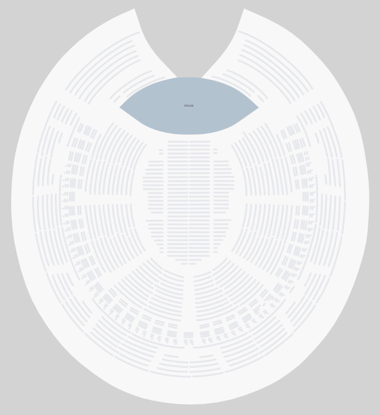 Distribuzione posti Royal Albert Hall